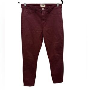 L’agence Margot Burgundy Skinny Jeans